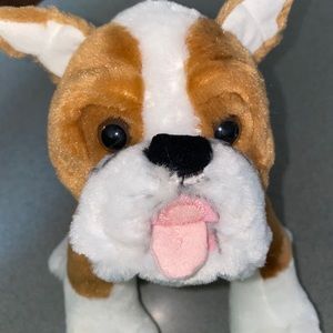 Build a Bear Boxer plush puppy with barking sound Retired 2014